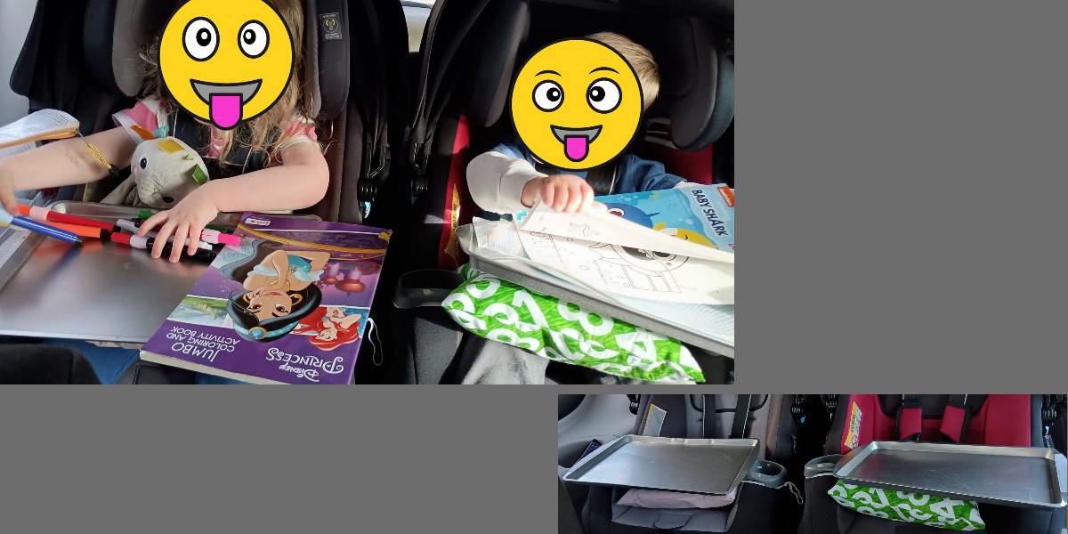 DIY Car Seat Tray: Easy and Great for Road Trips