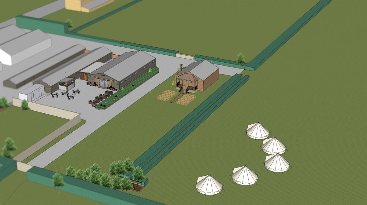 The Barn at Cott Farm Wedding Venue Site Map