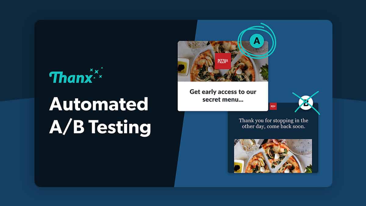 Screenshot from Thanx Automated A/B Testing Video