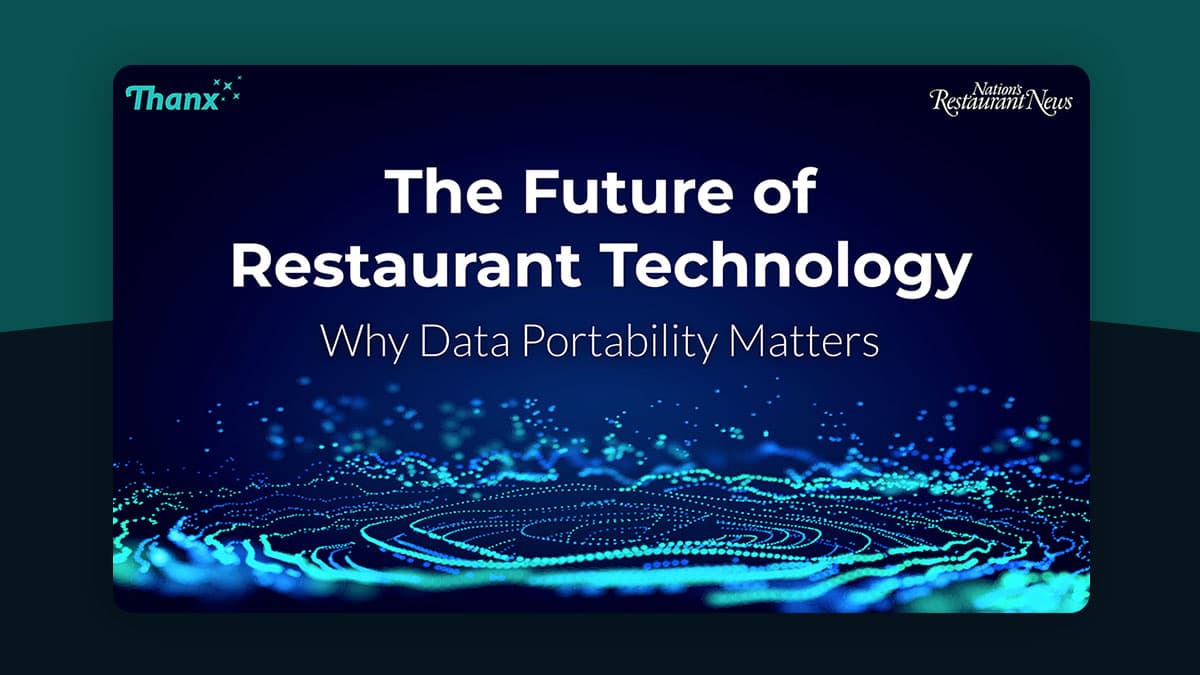 Thumbnail image for the Future of Restaurant Technology Thanx and NRN webinar from January 2023