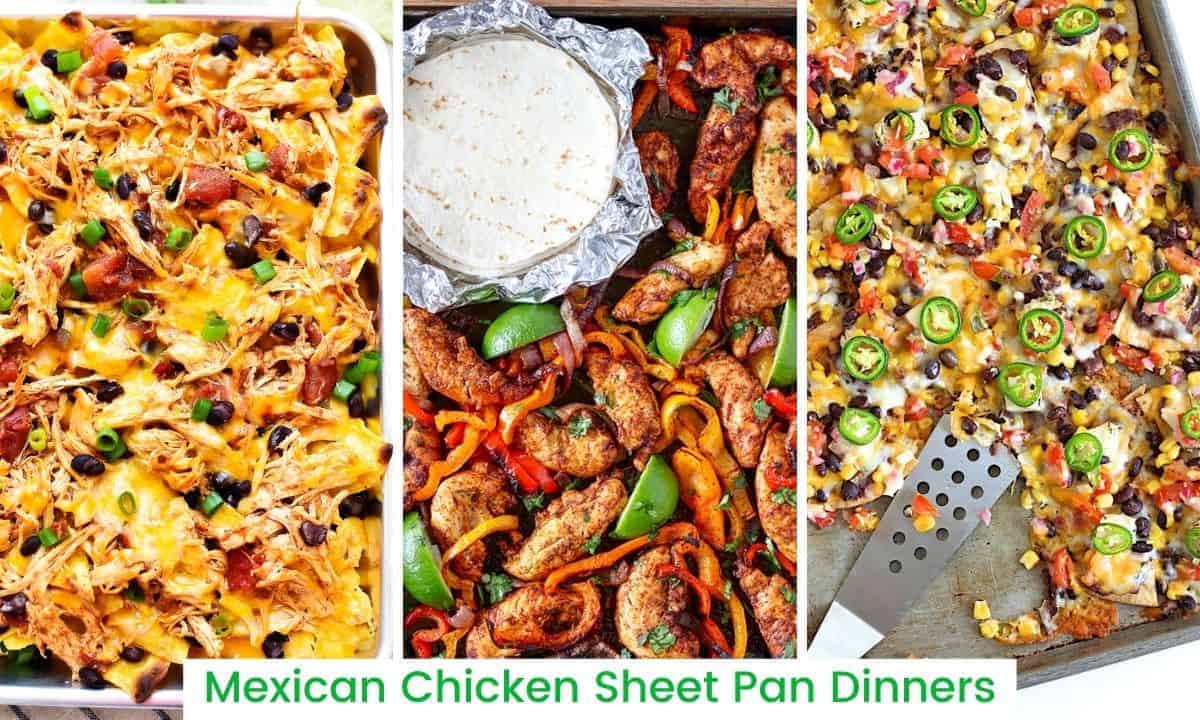 Mexican Chicken Sheet Pan Dinners