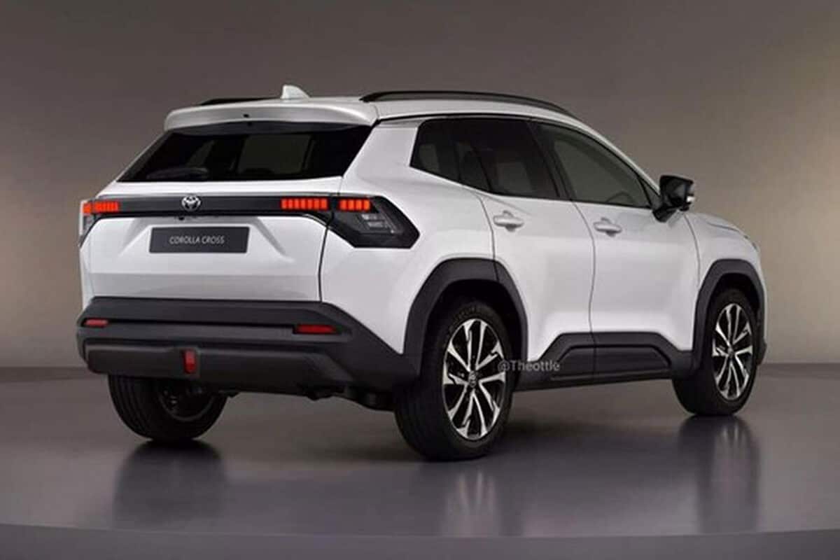 Đuôi xe Toyota Corolla Cross 2027