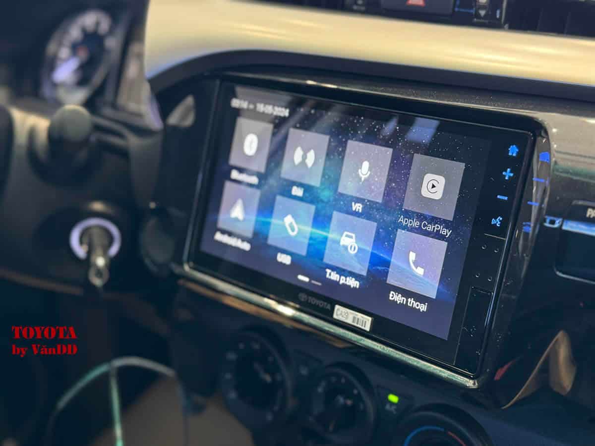 Màn hình Giải trí của Hilux 2024