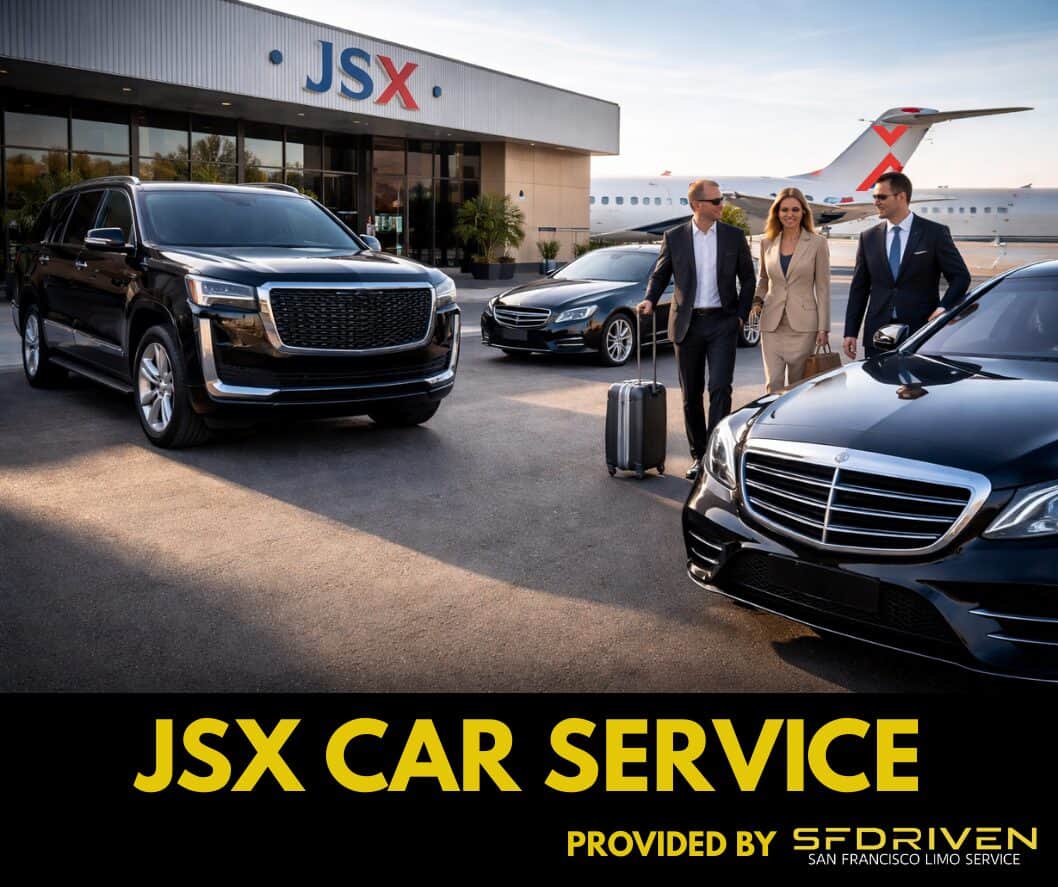 JSX car service in Concord and Oakland with SFDRIVEN chauffeur