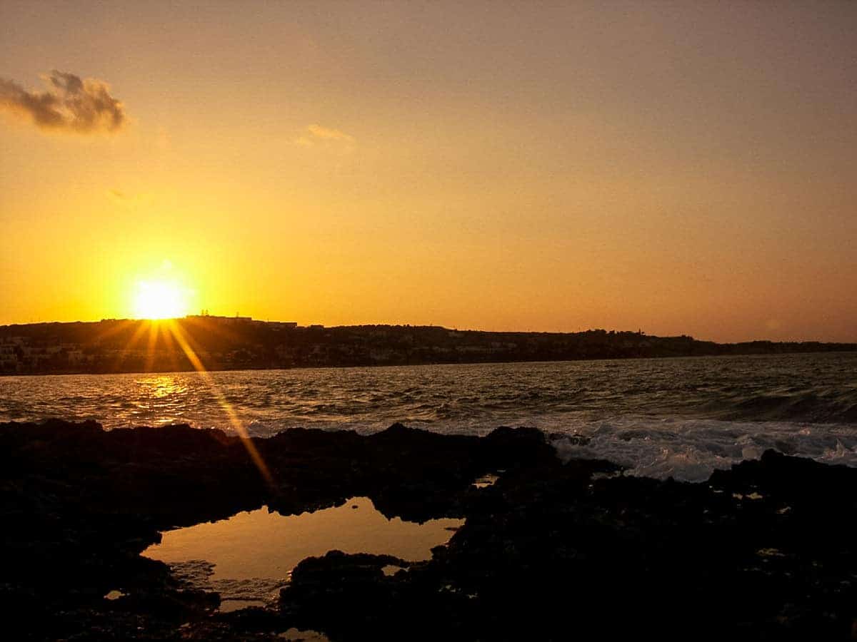 Sonnenuntergang auf Kreta