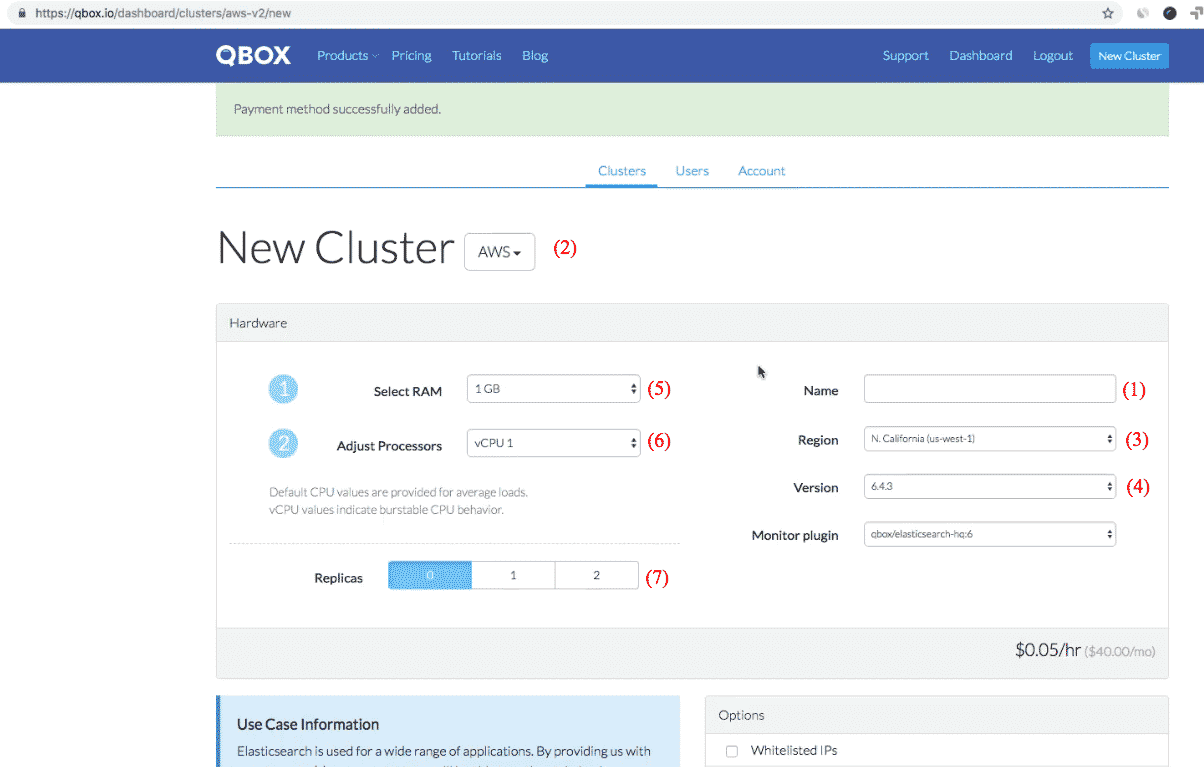 Qbox Elasticsearch: new cluster hardware