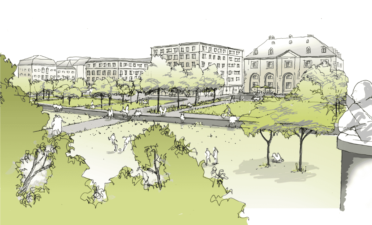 Bild: Perspektive Dresden Königsufer, Foto: ver.de landschaftsarchitektur