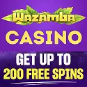 Wazamba Casino 100% up to €500 welcome bonus plus 200 free spins and 1 Bonus Crab. No deposit bonuses, promo codes, loyalty rewards, VIP program, and fast payments.