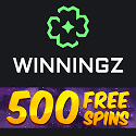 Winningz Casino 50 free spins bonus without deposit! Plus, 500 free spins and €5000 welcome bonus on first deposit. Exclusive promo codes. Cashback bonuses, Spins Booster, Reload Bonus, and Free Cash Booster. Crypto Accepted. VPN Allowed. Fast Cashout.