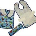 bibagogo, wipeable bib, washable bib, baby travel gear, travel bib