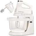 2 in 1 Hand Mixers Kitchen Electric Stand mixer with bowl 3 Quart, electric mixer handheld for Everyday Use, Dough Hooks & Mixer Beaters for Frosting, Meringues & More