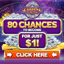 Zodiac Casino 80 free spins on Mega Moolah and $500 free bonus money