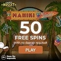 Lucky Nugget Casino 50 free spins and $1000 welcome bonus