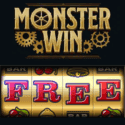 MonsterWin Casino Bonus 200 free spins on registration MonsterWin Casino free spins promotion banner