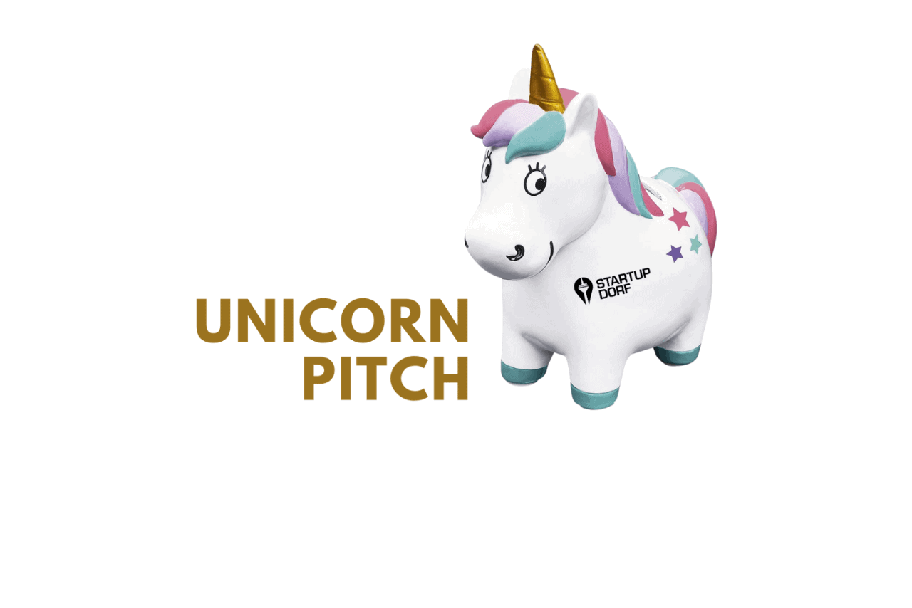 Unicorn Pitch Trophy StartupDorf