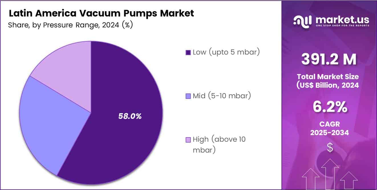 Latin America Vacuum Pumps Market Share Analysis Chart