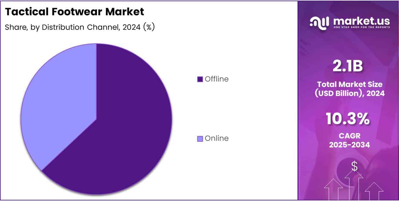 Tactical Footwear Market Distribution Channel Analysis