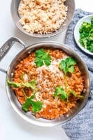 Easy, creamy authentic Indian curry recipe that comes together in 30 minutes! It’s delicious for lunch or dinner and makes excellent leftovers! #coconutcurry #lentilcurry #vegancurry