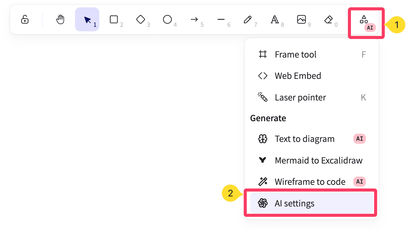 How to Convert Wireframes to HTML Code using AI 1 How to provide an API key to Excalidraw (to use its wireframe to code feature)