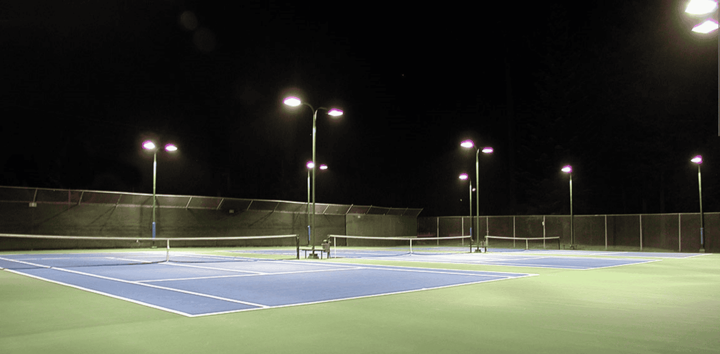 Chiếu sáng đèn LED cho sân Tennis