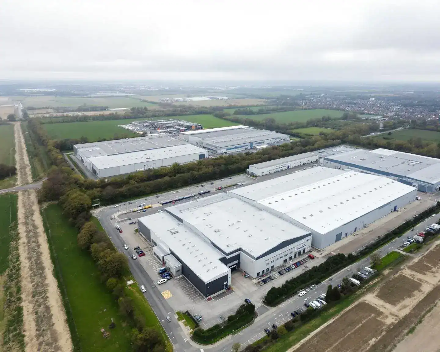 Fotografía aérea del Polígono Industrial de Crevillente, drone para industria y obra civil en Alicante