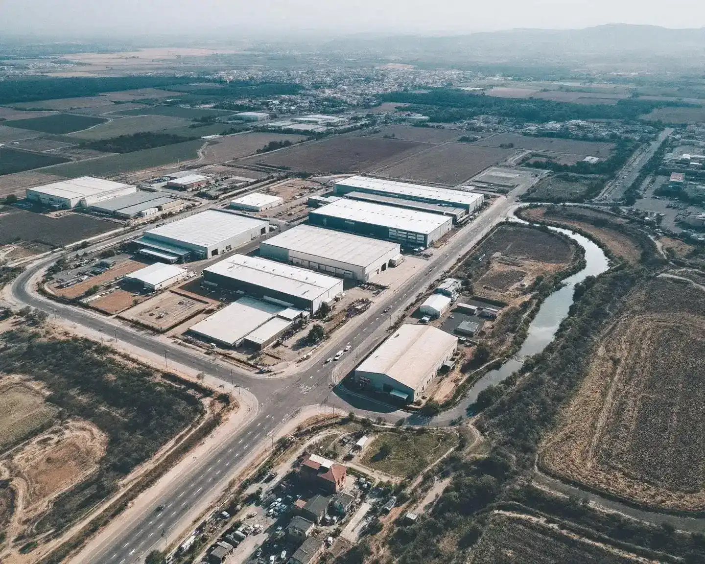 Vista aérea del Polígono Industrial La Polvorista en Molina de Segura