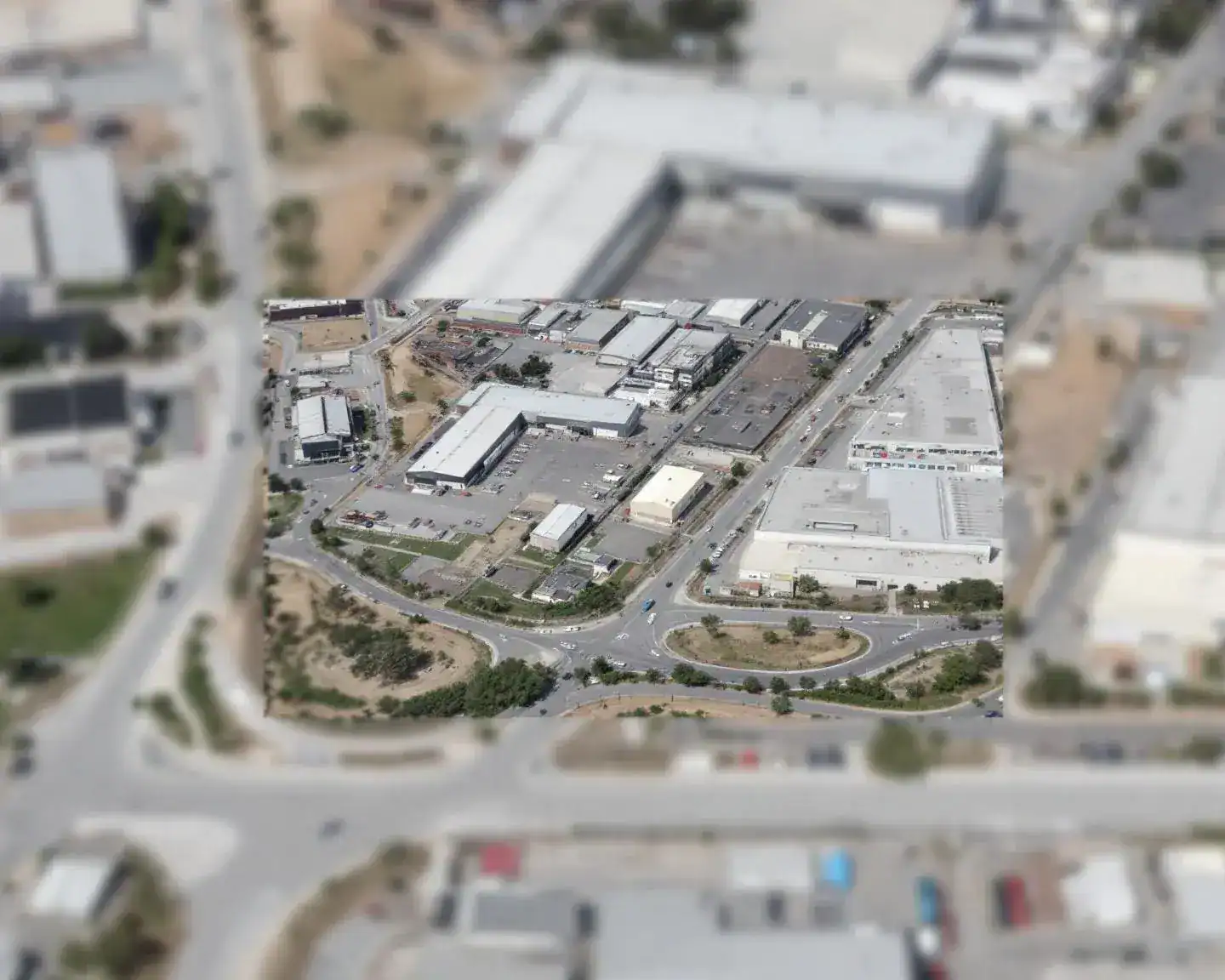 Filmación aérea del Polígono Industrial San Isidro en San Sebastián de los Reyes