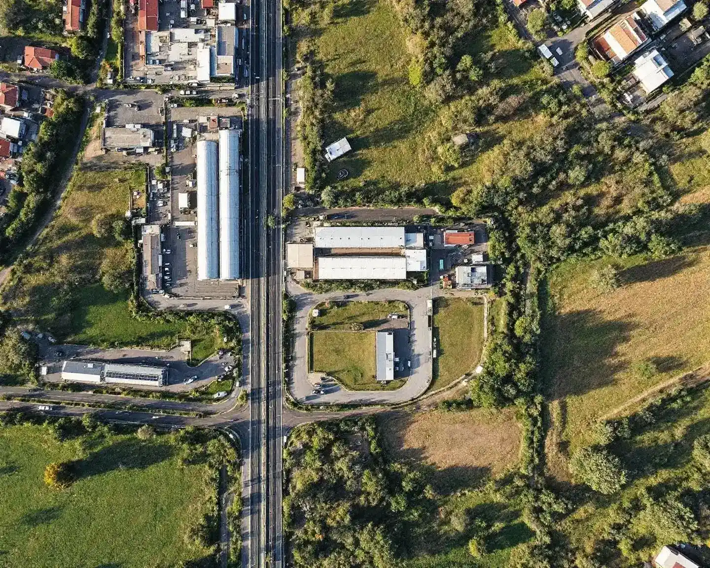 Filmación aérea del Polígono Industrial Mas del Jutge en Torrent