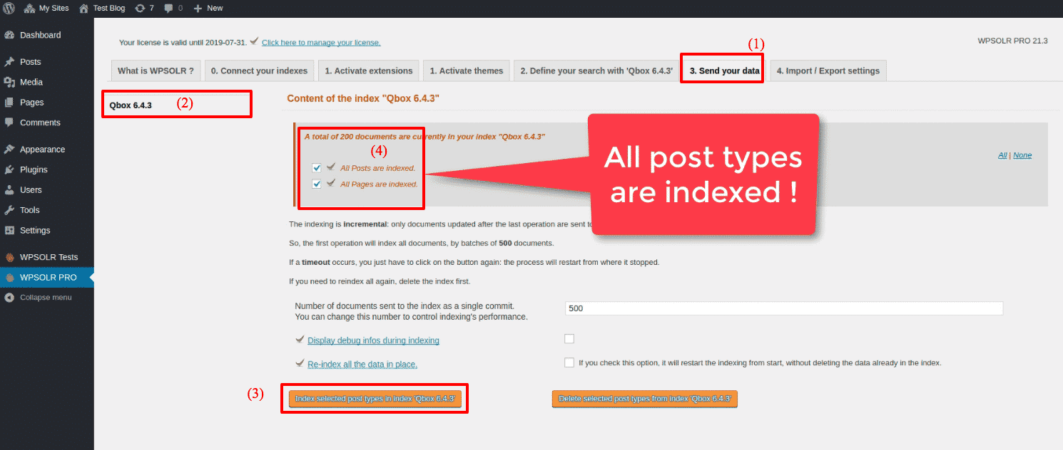 Qbox Elasticsearch: new index indexed