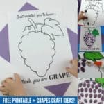 I think you are GRAPE! Printable and Kids Craft Ideas