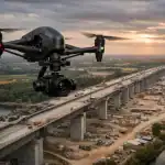 Drone cinematográfico profesional DJI Inspire 3 en vuelo capturando vídeo aéreo de alta calidad 6K