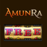 AmunRa Casino 200 free spins + 100% welcome bonus AmunRa Casino free spins bonus banner