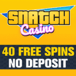 Snatch Casino 40 free spins no deposit bonus code Snatch Casino bonus banner 250x250