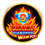 9 Blazing Diamonds WOWPot Jackpot banner