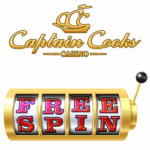 Captain Cooks Casino Free Spins offer banner