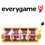 Everygame Casino Bonus 50 free spins or $10 free chips Everygame Casino free spins promo banner 250x250