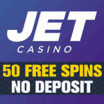 JET Casino 50 FS NDB banner