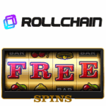 Rollchain Casino free spins promo banner 250x250