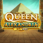 Queen Of Alexandria WowPot Jackpot - free spins game Queen of Alexandria banner