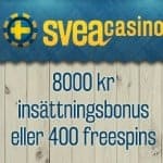 SveaCasino free spins
