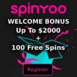 SpinYoo Casino - free spins, no deposit bonus, promotion SpinYoo Casino welcome bonus banner