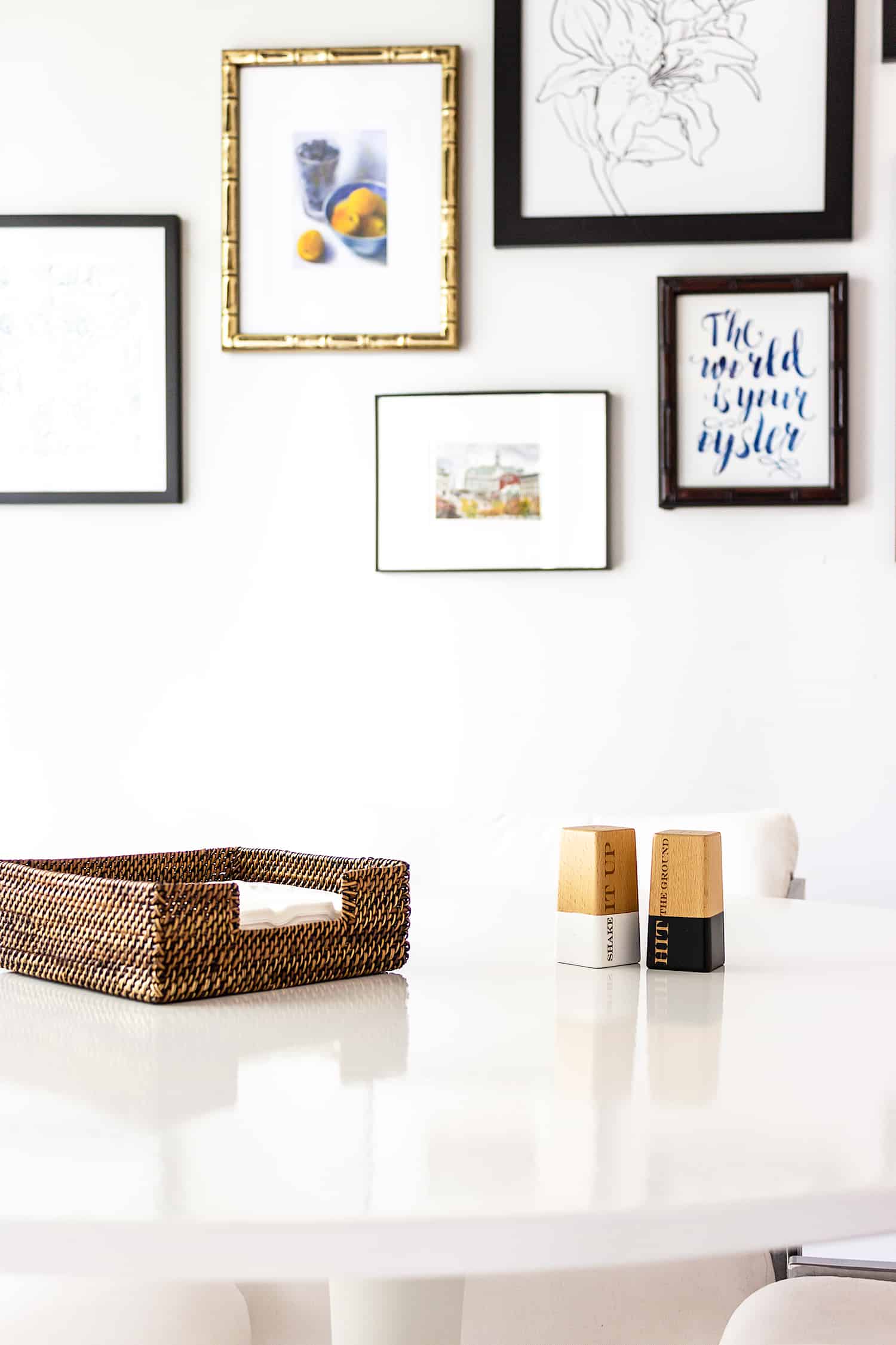 How to Paint an IKEA DOCKSTA table