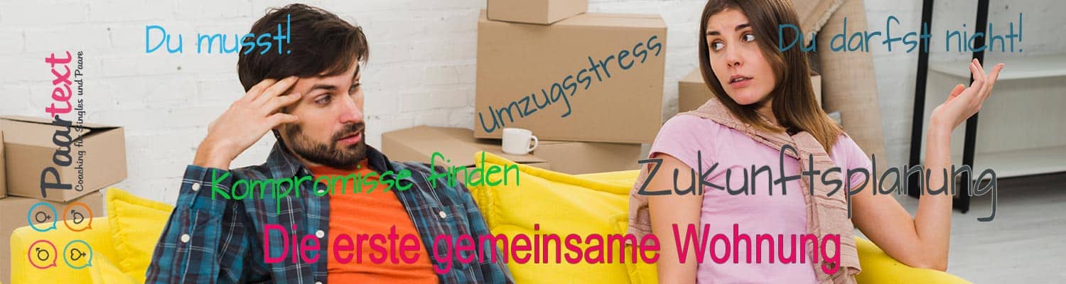 Paar im Umzugsstress