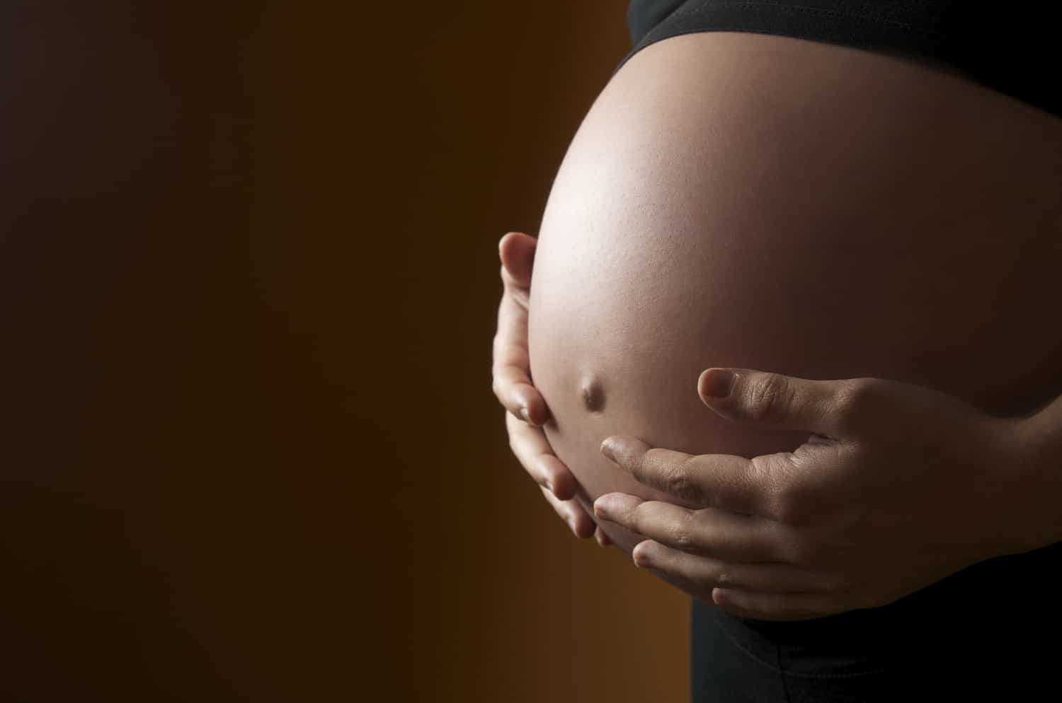 A pregnant woman