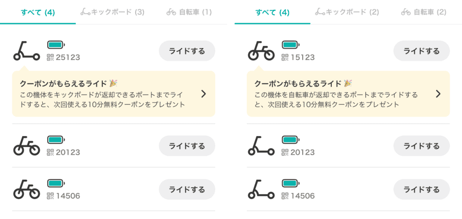 【2回目以降限定】LUUP(ループ)「10分無料」クーポン