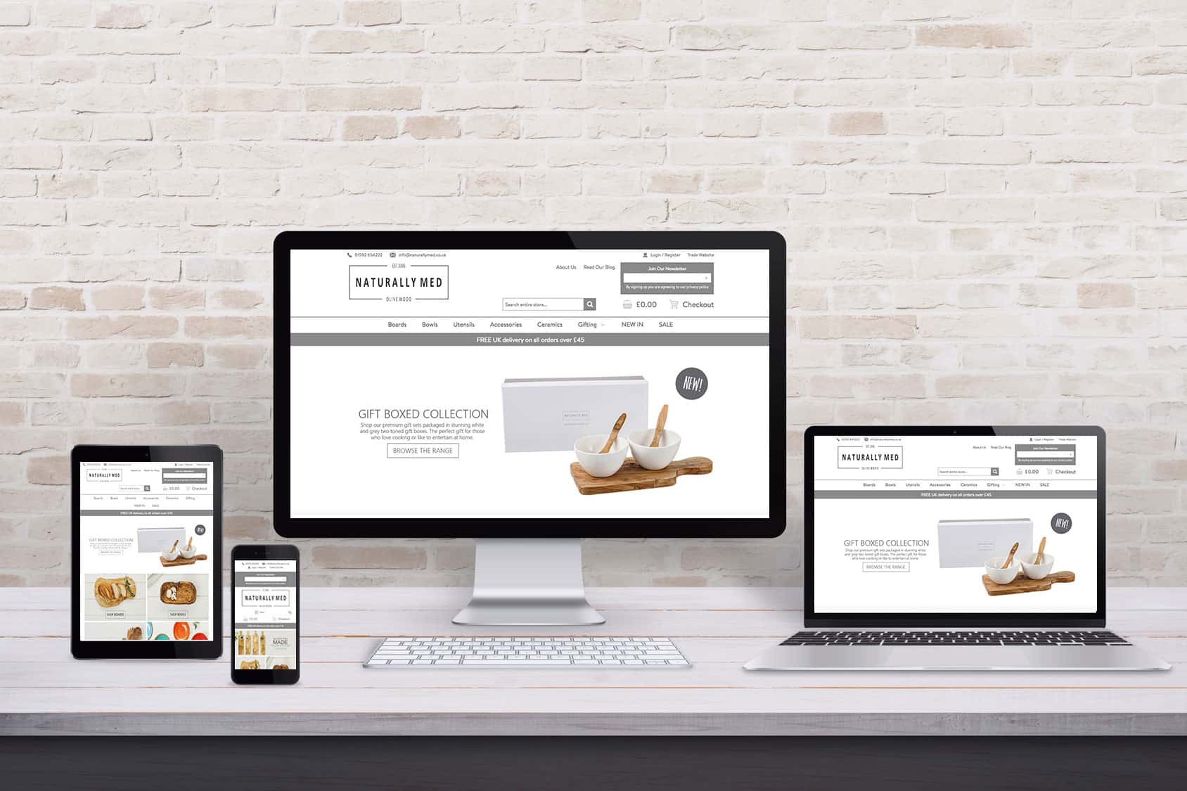Naturally Med website design in Glasgow
