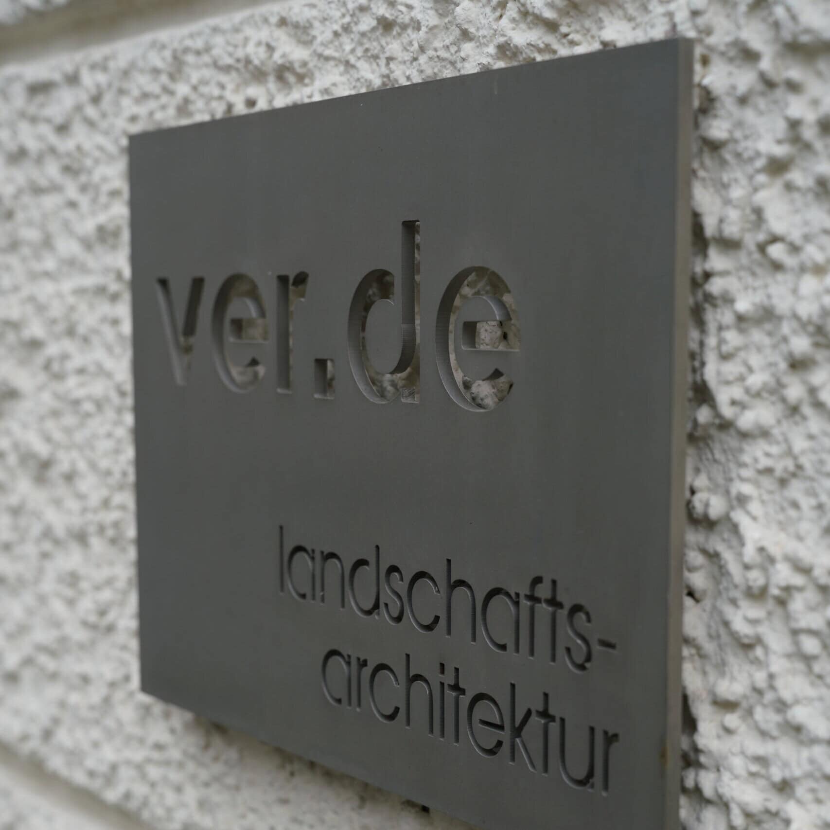 Bild: Büroschild von ver.de, © ver.de