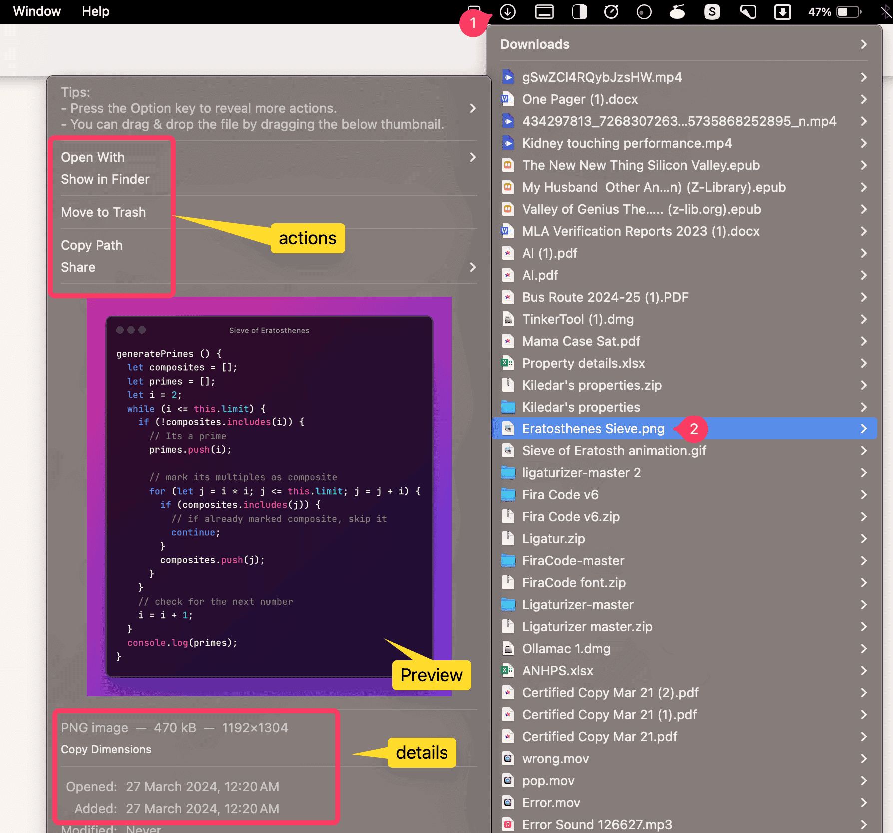 How to Access Files Without Exiting Full Screen on Mac 1 How to access files from the menu bar (without leaving the full screen)