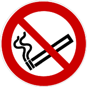 no-smoking warning pictogram