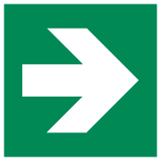 pictogramme-secours-fléche-direction